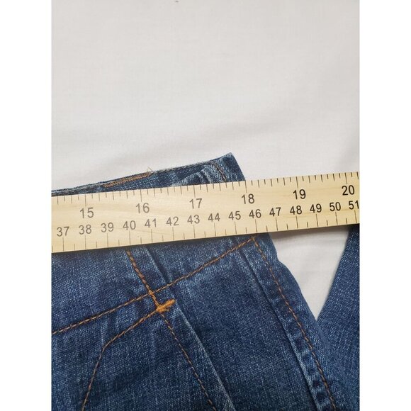 Marithe Francois Girbaud M+FG Sz 36M Shuttle Tape Denim Jeans 90s Baggy Y2K Wide - Picture 4 of 16